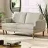 Dundee 2-Seater Sofa - Beige, Chenille