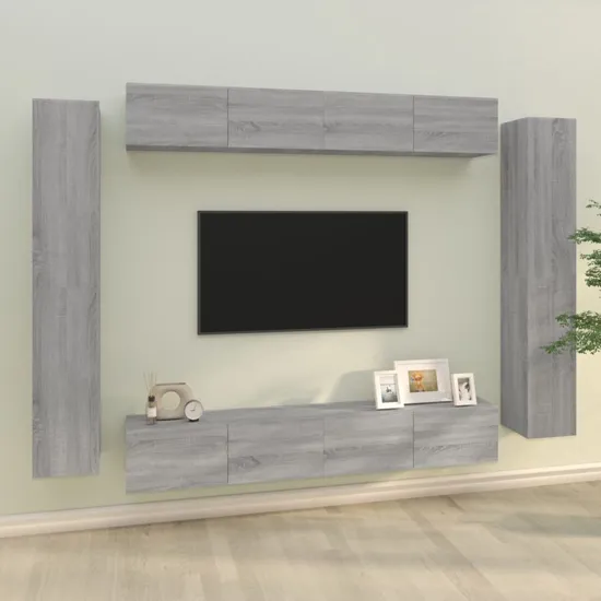 Dunlap Living Room Furniture Set - Grey Sonoma Oak product