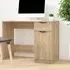 Dunstable Laptop Desk with Storage - Sonoma Oak, Engineered Wood