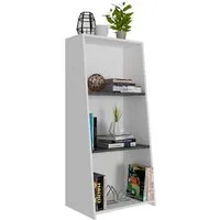 Dunster 3-Shelf Bookcase - White, Wood
