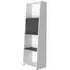 Dunster Bookcase with 3 Shelves - White, Wood