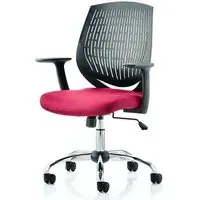 Dura Office Chair with Tilt Mechanism - Black, Nylon