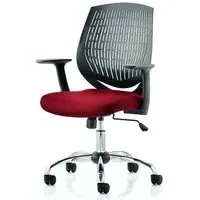 Dura Office Chair with Tilt Mechanism - Black, Nylon