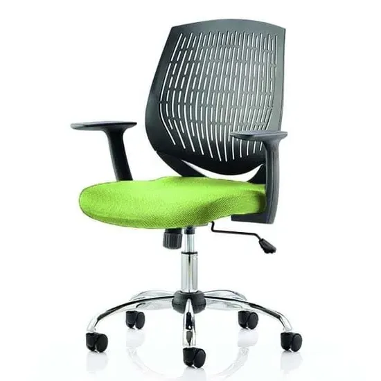 Dura Office Chair with Tilt Mechanism - Black, Nylon