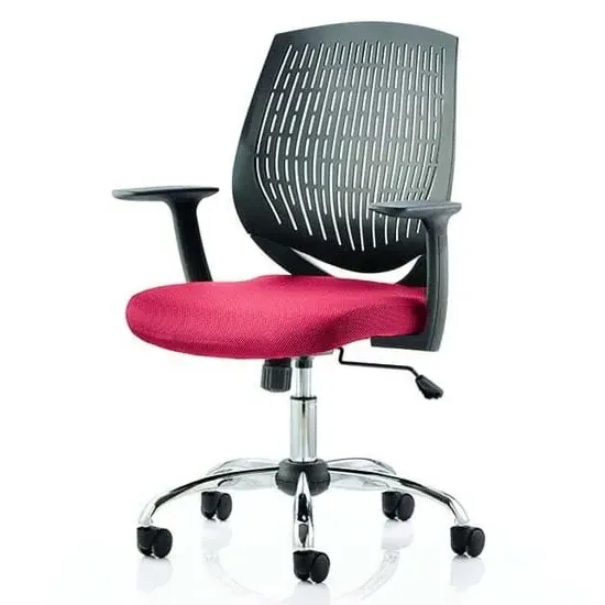 Dura Office Chair with Tilt Mechanism - Black, Nylon image