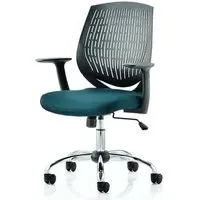 Dura Office Chair with Tilt Mechanism - Teal, Nylon