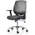 Dura Task Office Chair with Arms - Black, Fabric