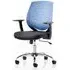 Dura Task Office Chair with Arms - Blue, Fabric