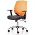 Dura Task Office Chair with Arms - Orange, Fabric