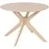 Durant Round Dining Table - White, Oak