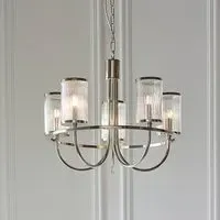 Durham 5 Light Ceiling Pendant - Bright Nickel