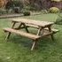 Dyersville Large Garden Picnic Dining Set - Natural, Wood