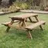 Dyersville Small Garden Picnic Dining Set - Natural, Wood