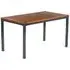 Dylan Rectangular Dining Table - Brown, Wood