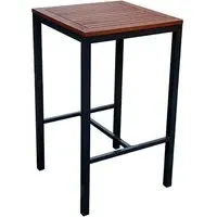 Dylan Square Bar Table - Brown