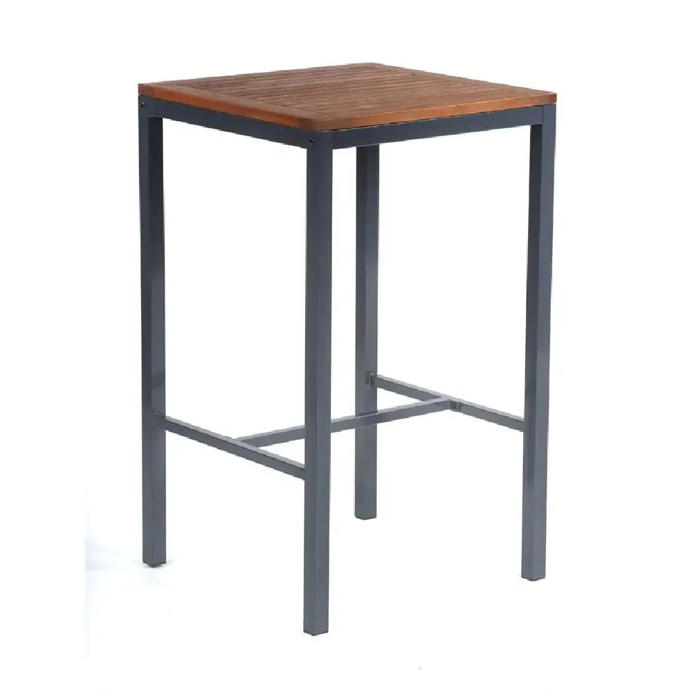 Dylan Square Bar Table - Brown, Black