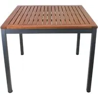 Dylan Square Dining Table - Brown, Wood