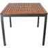Dylan Square Dining Table - Brown, Wood