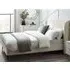 Easton Double Bed with Curved Headboard - Ivory, Boucle