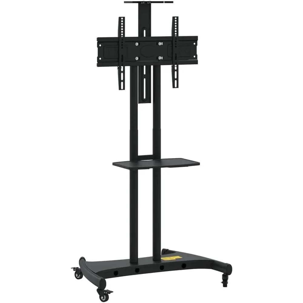 Easton Large TV Mount Bracket with Wheels - Black, Steel