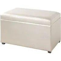 Eastroy Fabric Storage Ottoman - Gold