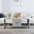 Ebco Coffee Table with Storage - Grey, Sonoma Oak