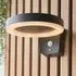 Ebro LED PIR Outdoor Wall Light - Black, Aluminium