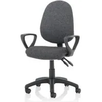 Eclipse II Office Chair - Charcoal, Fabric