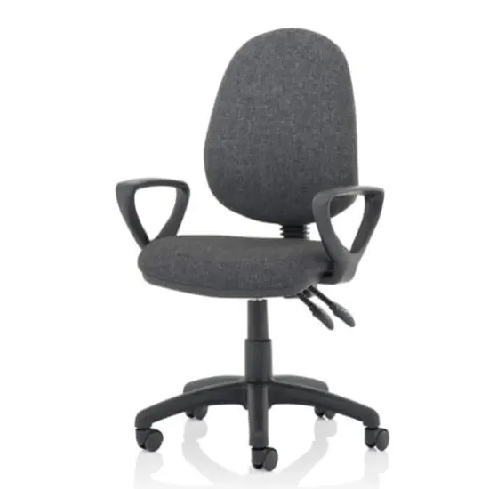 Eclipse II Office Chair - Charcoal, Fabric