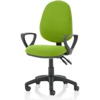 Eclipse II Office Chair - Green, Fabric