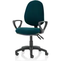 Eclipse II Office Chair - Teal, Fabric