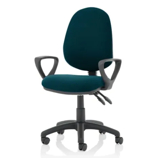 Eclipse II Office Chair - Teal, Fabric