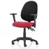Eclipse II Office Chair with Adjustable Arms - Cherry