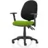 Eclipse II Office Chair with Adjustable Arms - Green