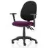 Eclipse II Office Chair with Adjustable Arms - Purple