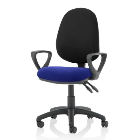 Eclipse II Office Chair with Loop Arms - Blue