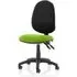 Eclipse II Office Chair with Reclining Backrest - Black