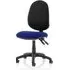 Eclipse II Office Chair with Reclining Backrest - Blue