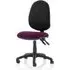 Eclipse II Office Chair with Reclining Backrest - Purple
