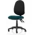 Eclipse II Office Chair with Reclining Backrest - Teal