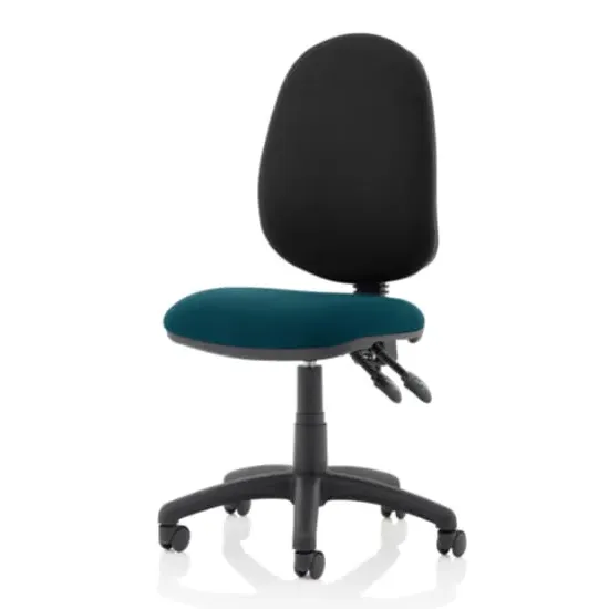 Eclipse II Office Chair with Reclining Backrest - Teal