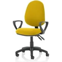 Eclipse II Office Chair - Yellow, Fabric