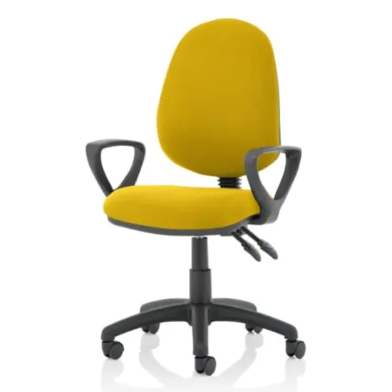 Eclipse II Office Chair - Yellow, Fabric