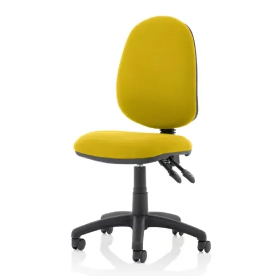 Eclipse II Office Chair - Yellow, Fabric