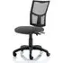 Eclipse Mesh Back Office Chair with No Arms - Charcoal