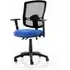 Eclipse Office Chair with Adjustable Arms - Blue, Mesh