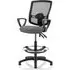 Eclipse Office Chair with Loop Arms and Rise Kit - Charcoal, Mesh