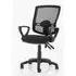 Eclipse Office Chair with Loop Arms - Black, Fabric