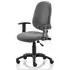 Eclipse Plus I Office Chair with Adjustable Arms - Charcoal, Fabric