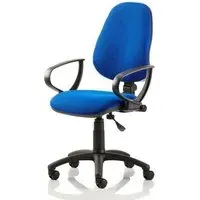 Eclipse Plus I Office Chair with Loop Arms - Blue, Fabric